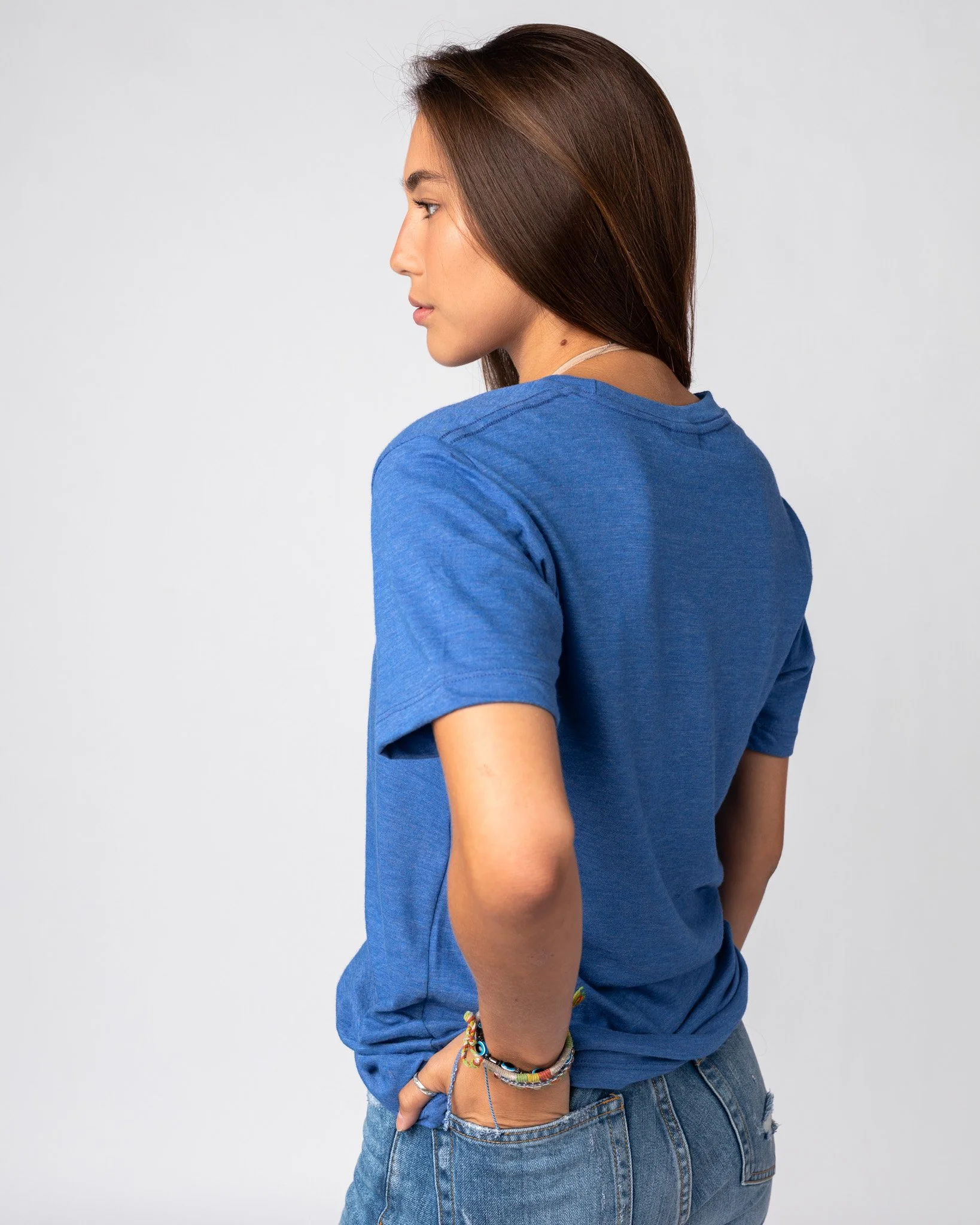 Heather Royal Unisex Essential T-Shirt - Image 3