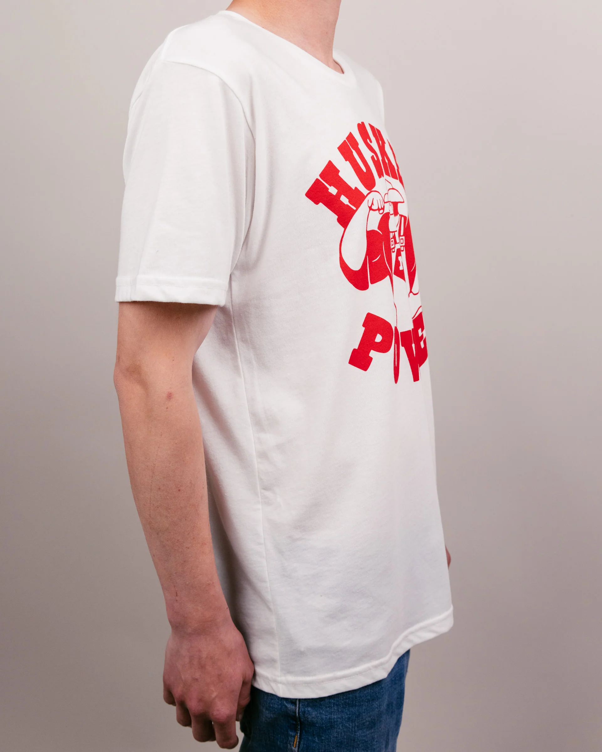 Husker Power Nebraska White T-Shirt - Image 3