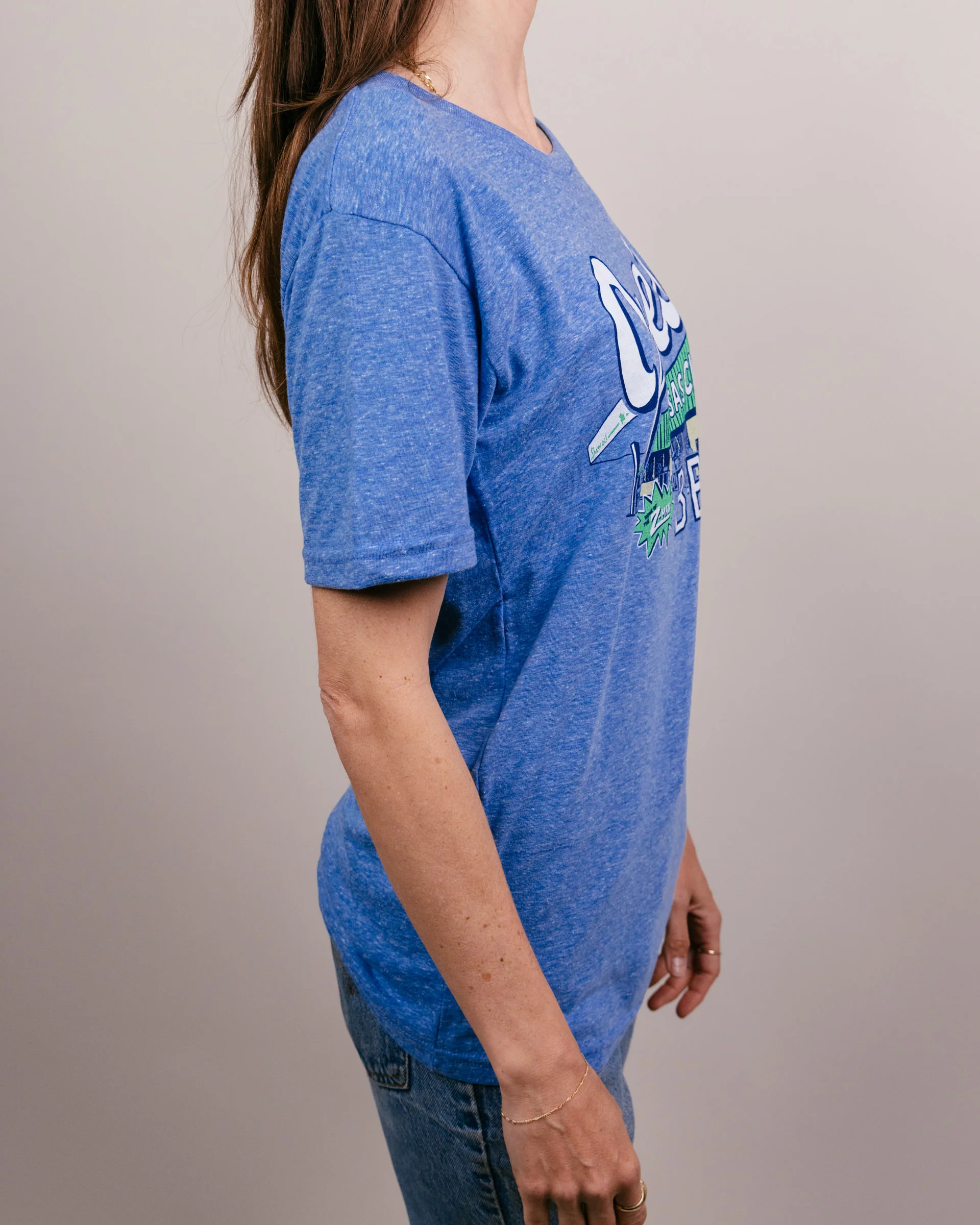 Joe's Kansas City BBQ Vintage Blue T-Shirt - Image 3