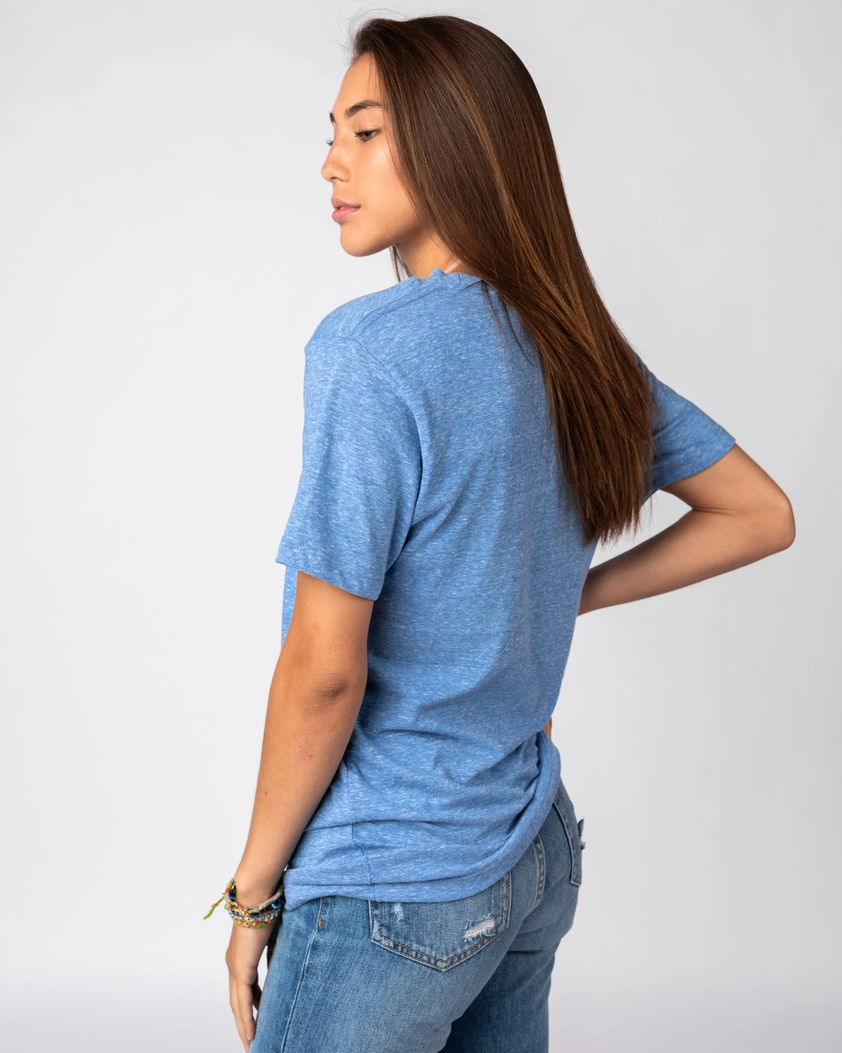 Vintage Blue Unisex Essential T-Shirt - Image 3
